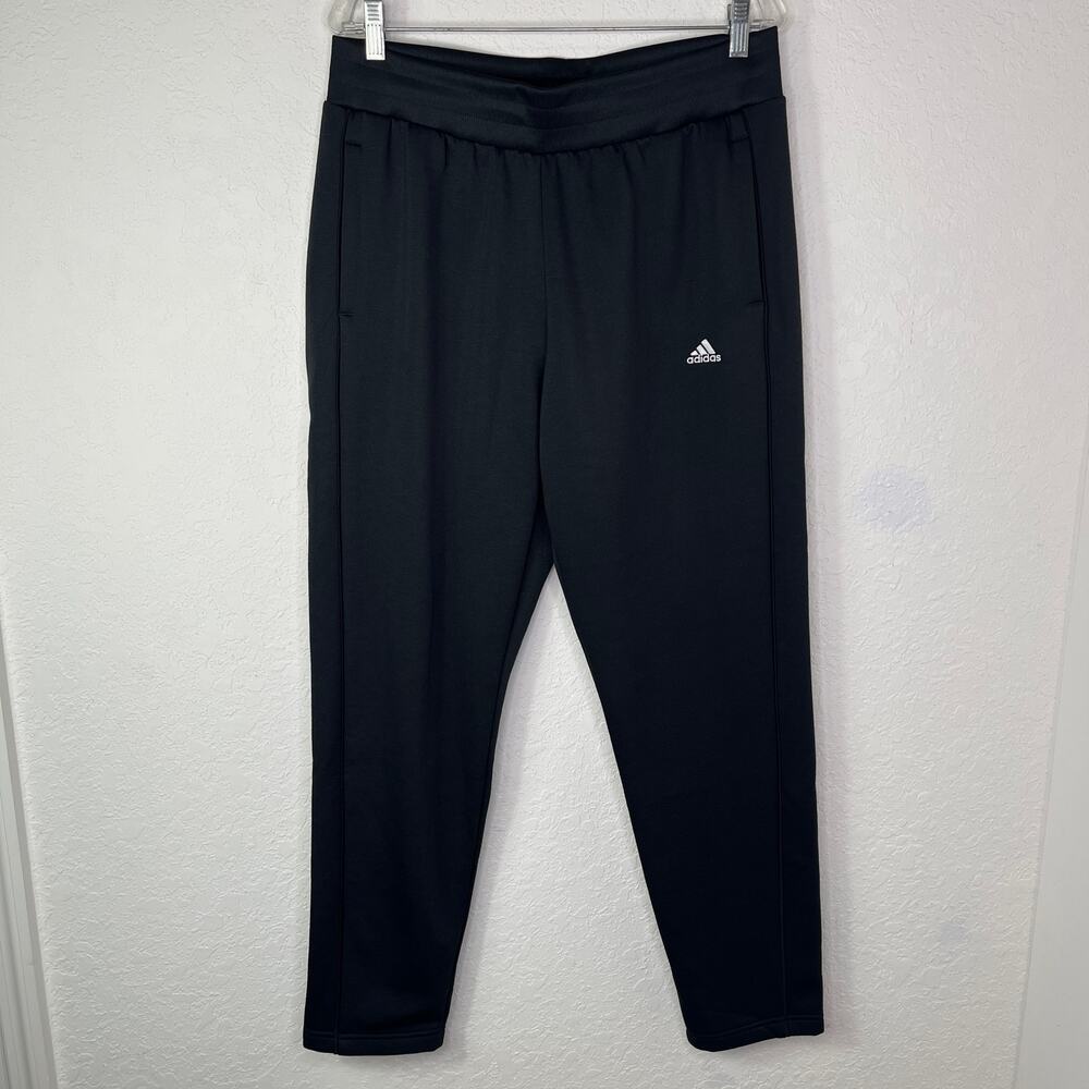 adidas Women's Fleece Taper pants black size US L, Logo, Loungewear, vacation